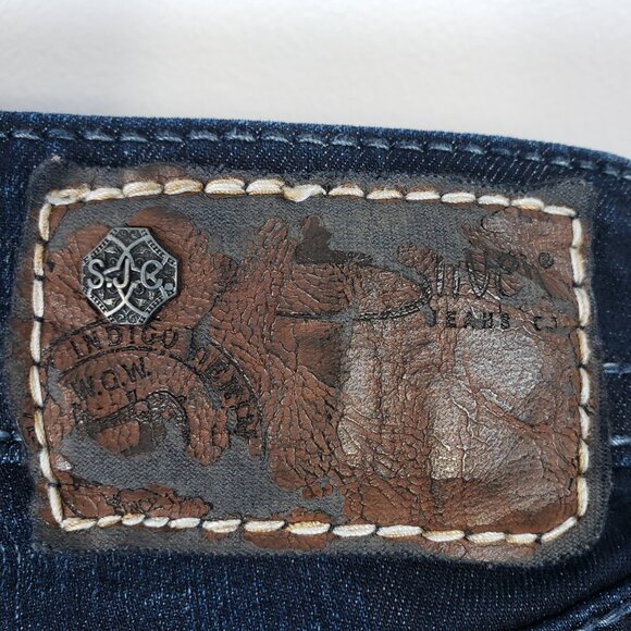 Silver Jeans Womens 26 x 31 Blue Stretch Denim Frances 18" Bootcut Low Rise/A251 - Picture 7 of 9